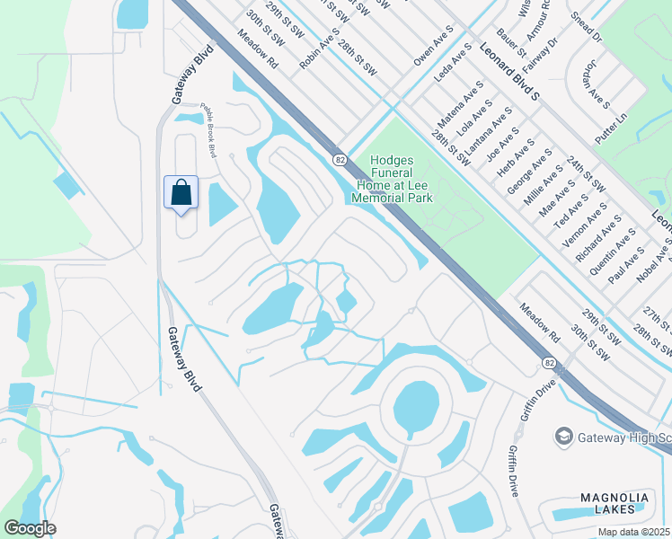 map of restaurants, bars, coffee shops, grocery stores, and more near 12541 Stone Valley Loop in Fort Myers