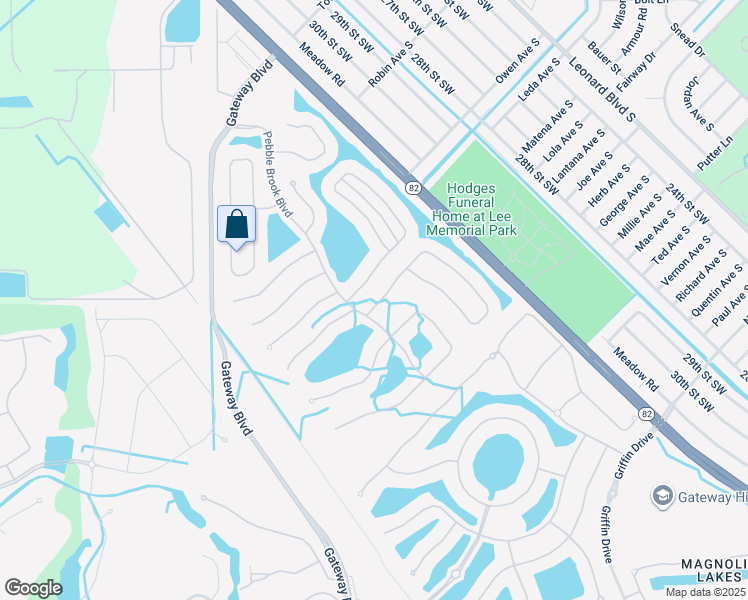 map of restaurants, bars, coffee shops, grocery stores, and more near 12551 Stone Tower Loop in Fort Myers