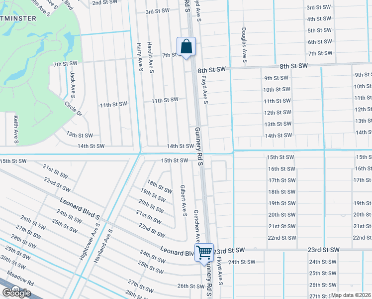 map of restaurants, bars, coffee shops, grocery stores, and more near 4413 14th Street Southwest in Lehigh Acres