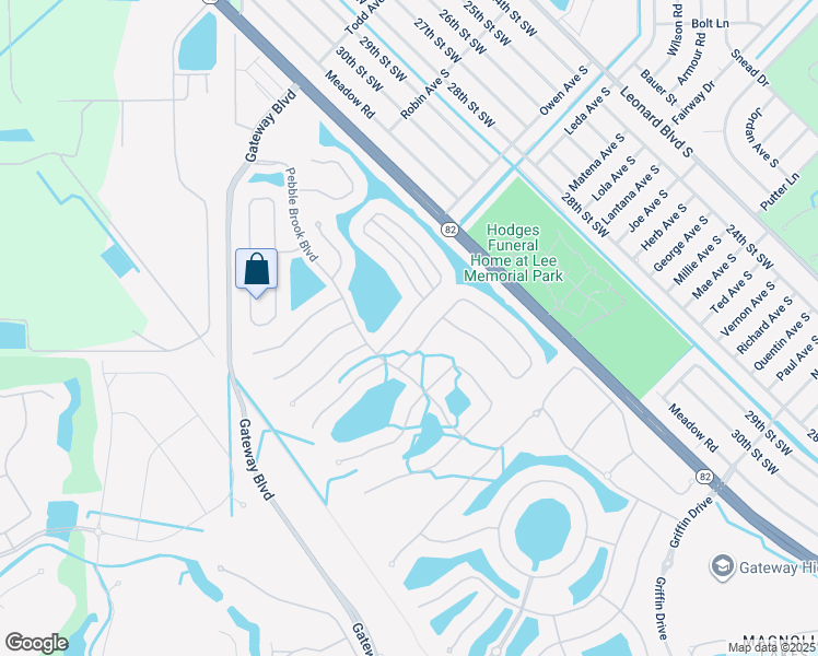 map of restaurants, bars, coffee shops, grocery stores, and more near 12551 Stone Tower Loop in Fort Myers