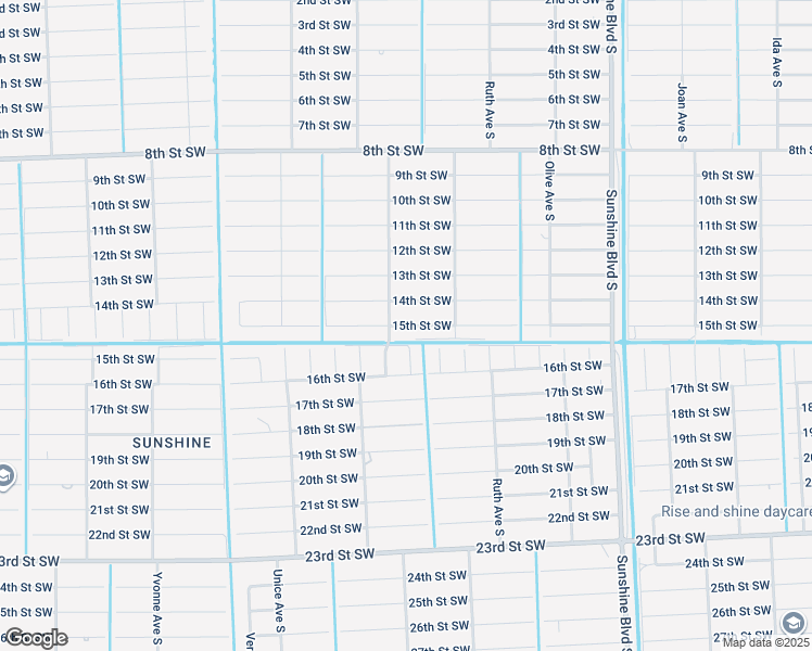 map of restaurants, bars, coffee shops, grocery stores, and more near 3315 15th Street Southwest in Lehigh Acres