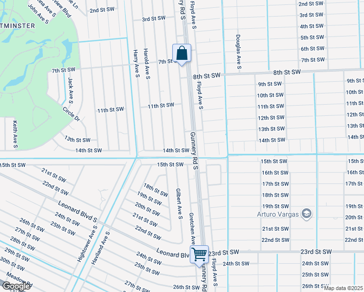 map of restaurants, bars, coffee shops, grocery stores, and more near 1144 Gretchen Avenue South in Lehigh Acres