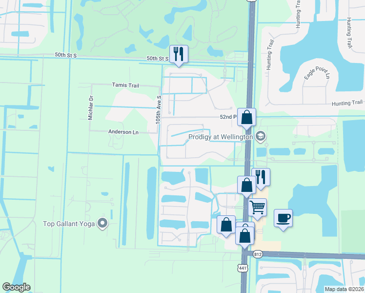 map of restaurants, bars, coffee shops, grocery stores, and more near 10672 Cypress Lakes Preserve Drive in Lake Worth