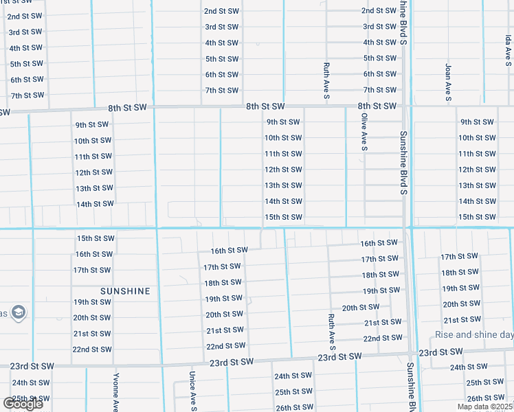 map of restaurants, bars, coffee shops, grocery stores, and more near 3403 14th Street Southwest in Lehigh Acres