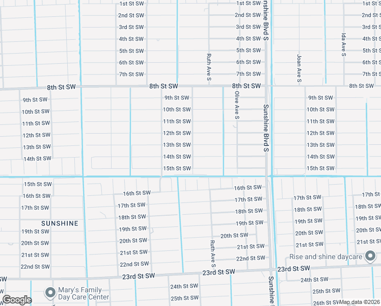 map of restaurants, bars, coffee shops, grocery stores, and more near 3300 14th Street Southwest in Lehigh Acres