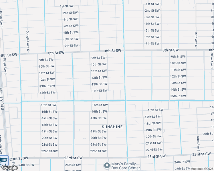 map of restaurants, bars, coffee shops, grocery stores, and more near 3801 13th Street Southwest in Lehigh Acres