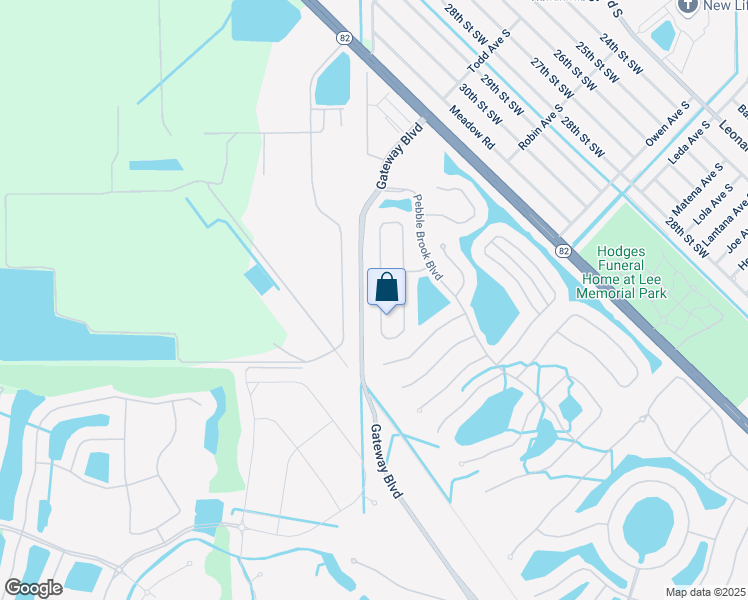 map of restaurants, bars, coffee shops, grocery stores, and more near 9670 Blue Stone Circle in Fort Myers