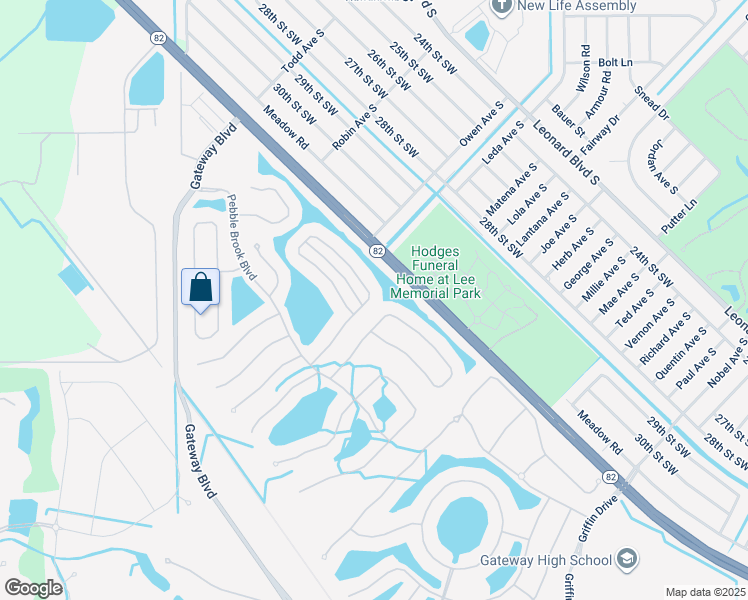 map of restaurants, bars, coffee shops, grocery stores, and more near 12635 Stone Tower Loop in Fort Myers