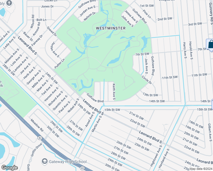 map of restaurants, bars, coffee shops, grocery stores, and more near 2213 Wayne Avenue South in Lehigh Acres