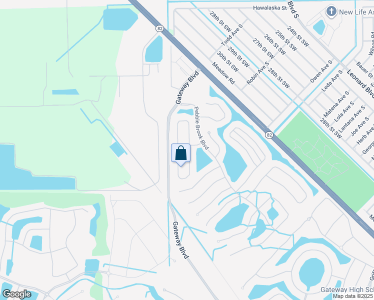 map of restaurants, bars, coffee shops, grocery stores, and more near 9723 Blue Stone Circle in Fort Myers