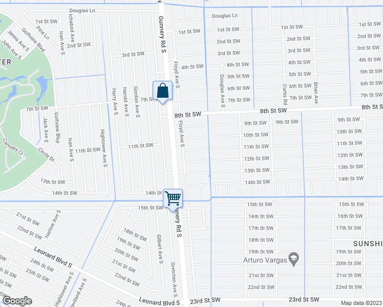map of restaurants, bars, coffee shops, grocery stores, and more near 4311 11th Street Southwest in Lehigh Acres