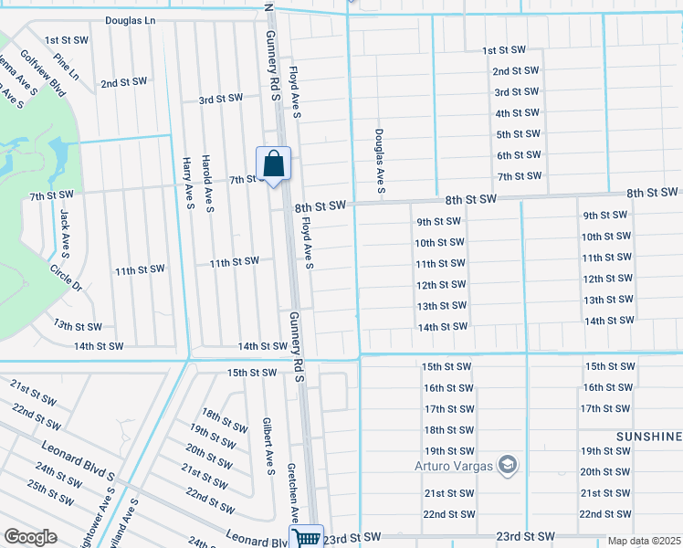 map of restaurants, bars, coffee shops, grocery stores, and more near 4305 11th Street Southwest in Lehigh Acres