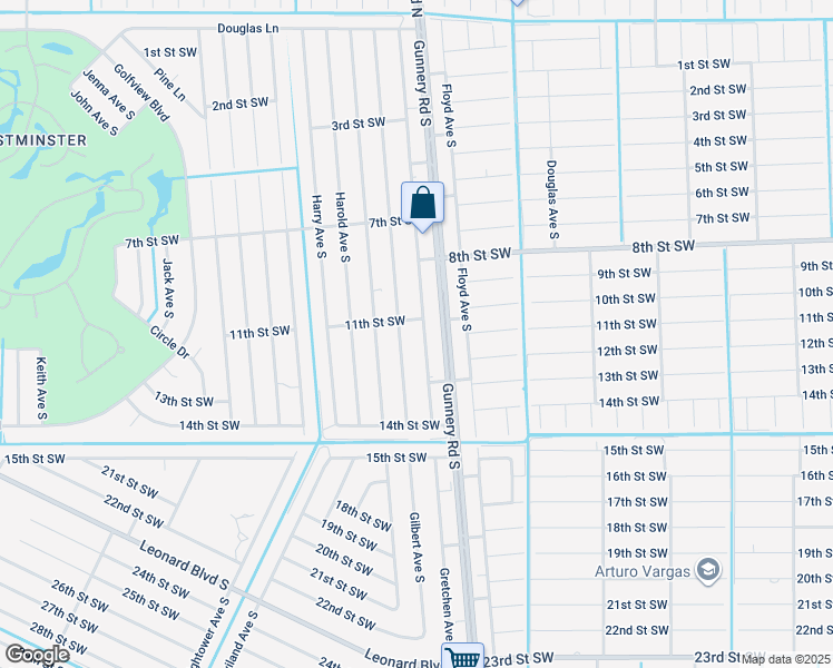 map of restaurants, bars, coffee shops, grocery stores, and more near 1100 Gunnery Road South in Lehigh Acres