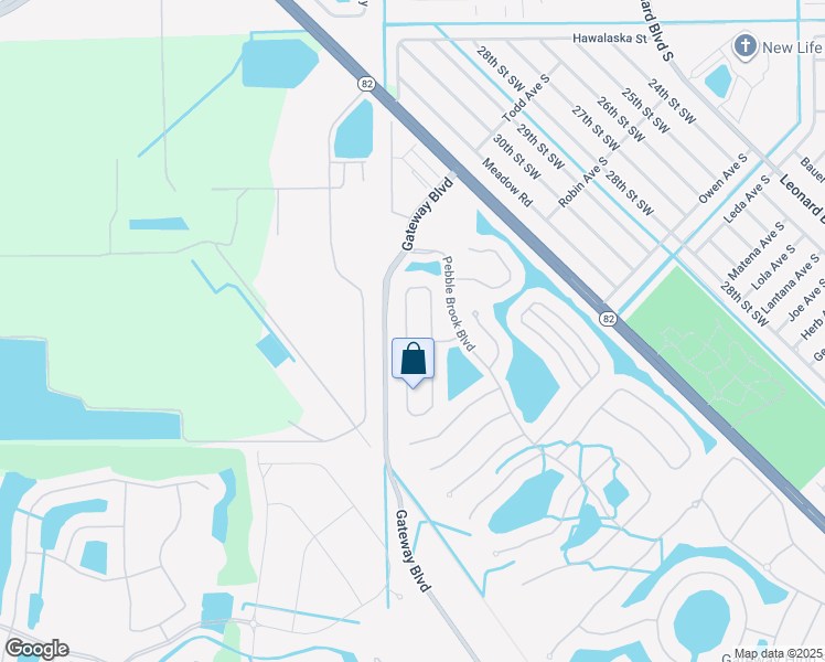 map of restaurants, bars, coffee shops, grocery stores, and more near 9723 Blue Stone Circle in Fort Myers