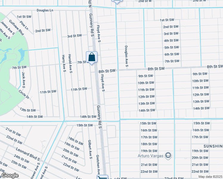 map of restaurants, bars, coffee shops, grocery stores, and more near 4305 11th Street Southwest in Lehigh Acres
