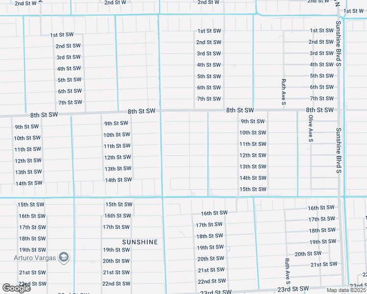 map of restaurants, bars, coffee shops, grocery stores, and more near 3604 12th Street Southwest in Lehigh Acres