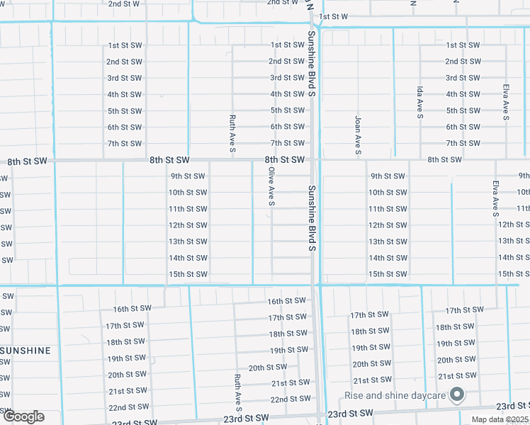 map of restaurants, bars, coffee shops, grocery stores, and more near 3121 11th Street Southwest in Lehigh Acres