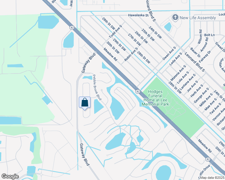 map of restaurants, bars, coffee shops, grocery stores, and more near 12821 Stone Tower Loop in Fort Myers