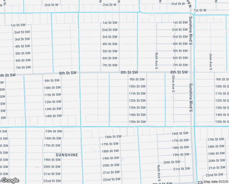 map of restaurants, bars, coffee shops, grocery stores, and more near 3414 11th Street Southwest in Lehigh Acres