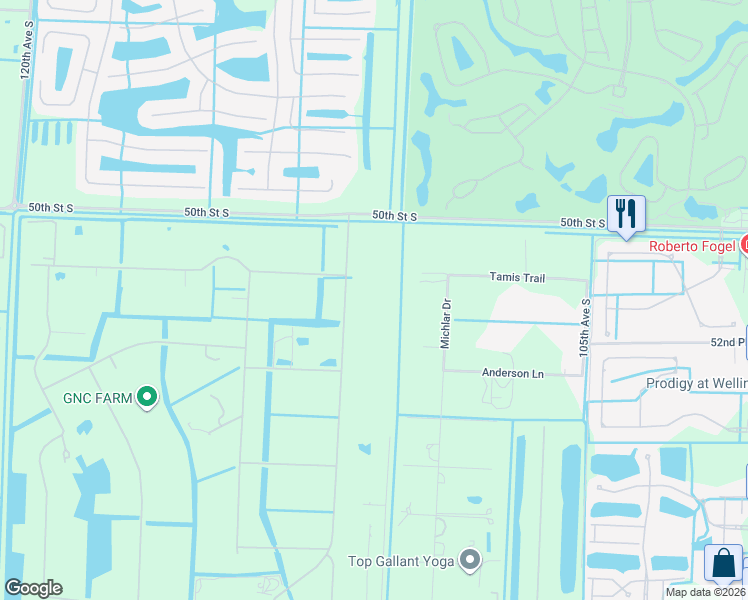 map of restaurants, bars, coffee shops, grocery stores, and more near 5146 Homeland Rd in Lake Worth