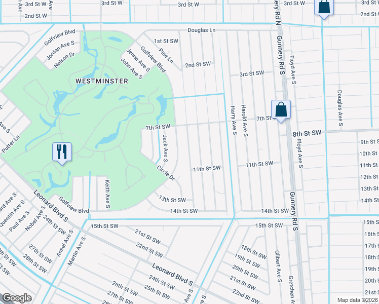 map of restaurants, bars, coffee shops, grocery stores, and more near 724 Ichabod Avenue in Lehigh Acres