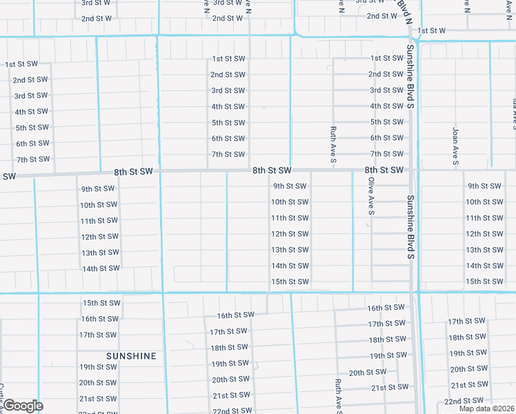 map of restaurants, bars, coffee shops, grocery stores, and more near 3403 10th Street Southwest in Lehigh Acres