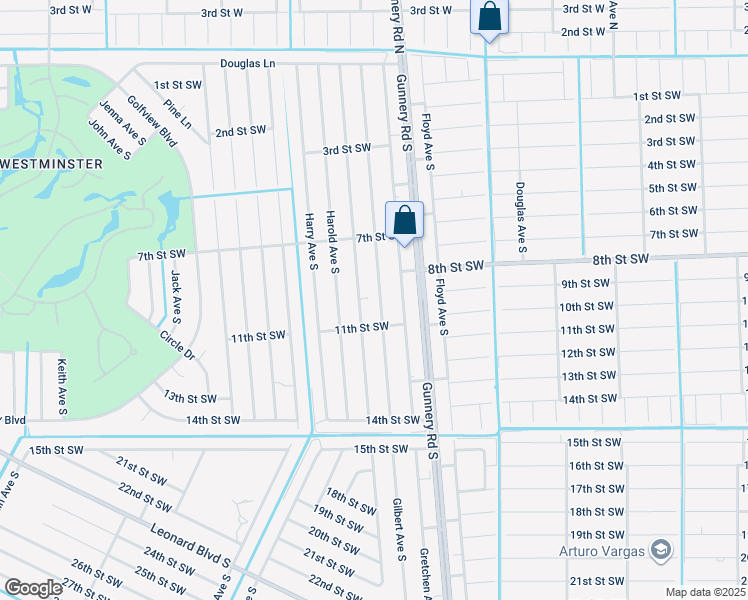 map of restaurants, bars, coffee shops, grocery stores, and more near 732 Gilbert Avenue South in Lehigh Acres