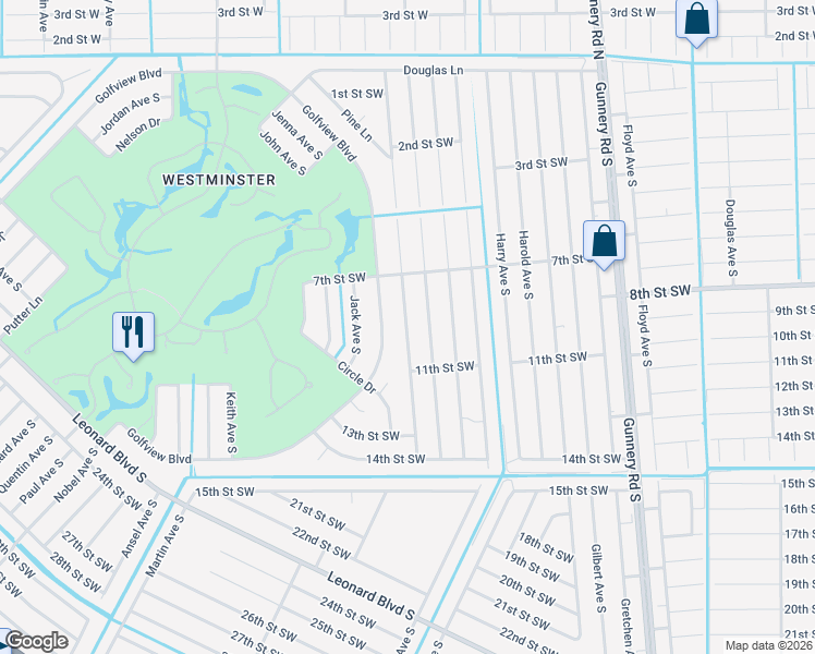 map of restaurants, bars, coffee shops, grocery stores, and more near 724 Ichabod Avenue in Lehigh Acres