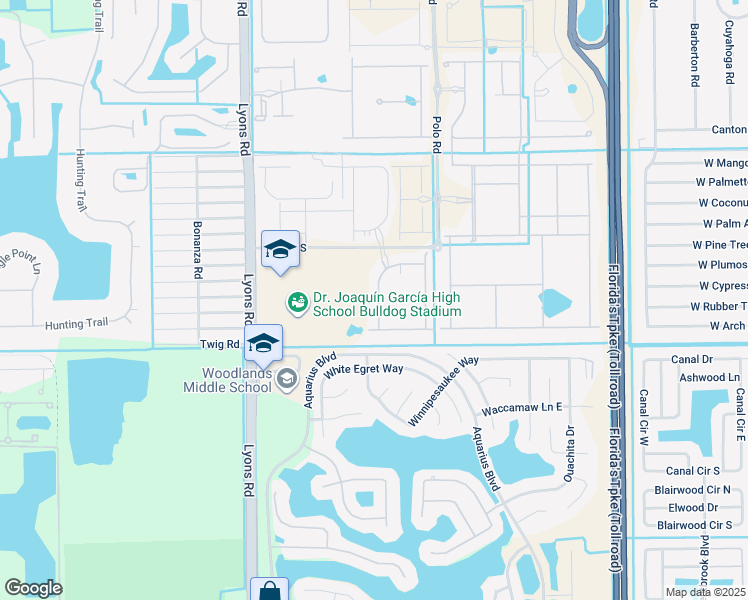 map of restaurants, bars, coffee shops, grocery stores, and more near 5239 Beland Drive in Lake Worth