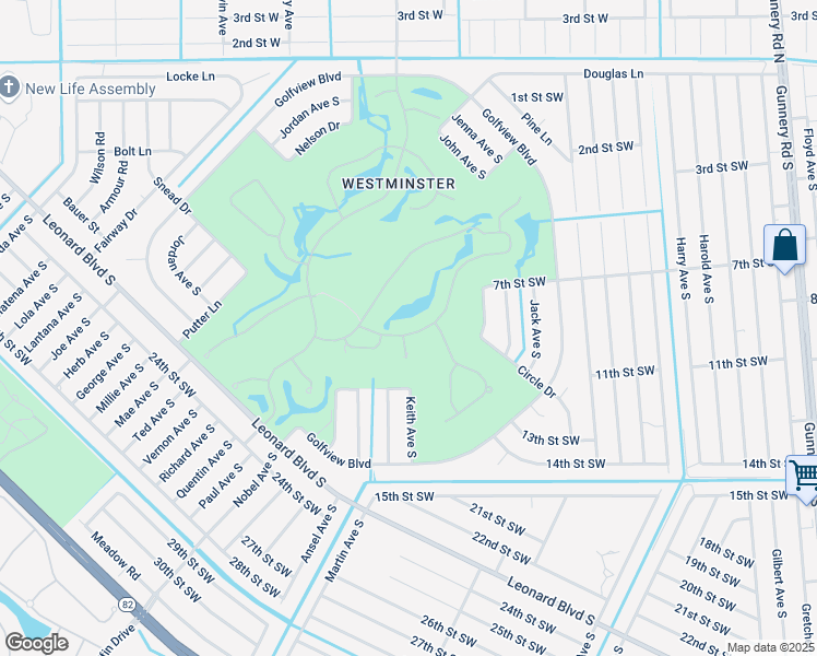 map of restaurants, bars, coffee shops, grocery stores, and more near 2246 Oxford Ridge Circle in Lehigh Acres