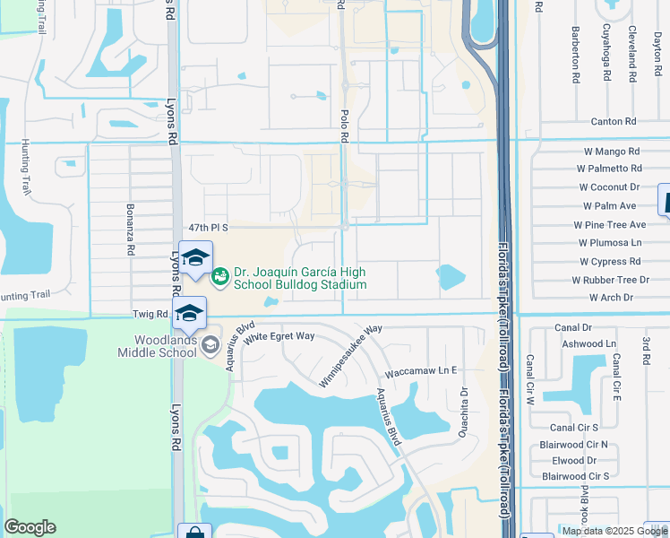 map of restaurants, bars, coffee shops, grocery stores, and more near 5191 Beland Drive in Lake Worth