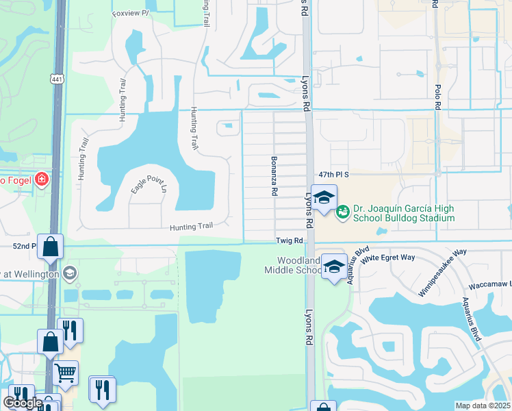 map of restaurants, bars, coffee shops, grocery stores, and more near 9220 Artist Place in Lake Worth