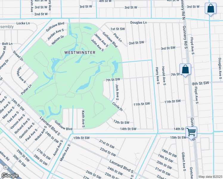 map of restaurants, bars, coffee shops, grocery stores, and more near 720 Jack Avenue South in Lehigh Acres