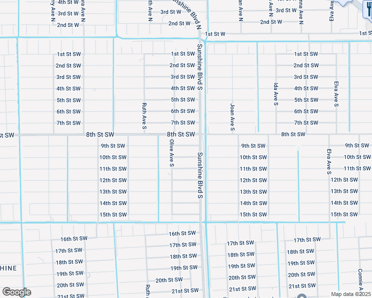 map of restaurants, bars, coffee shops, grocery stores, and more near 3113 8th Street Southwest in Lehigh Acres