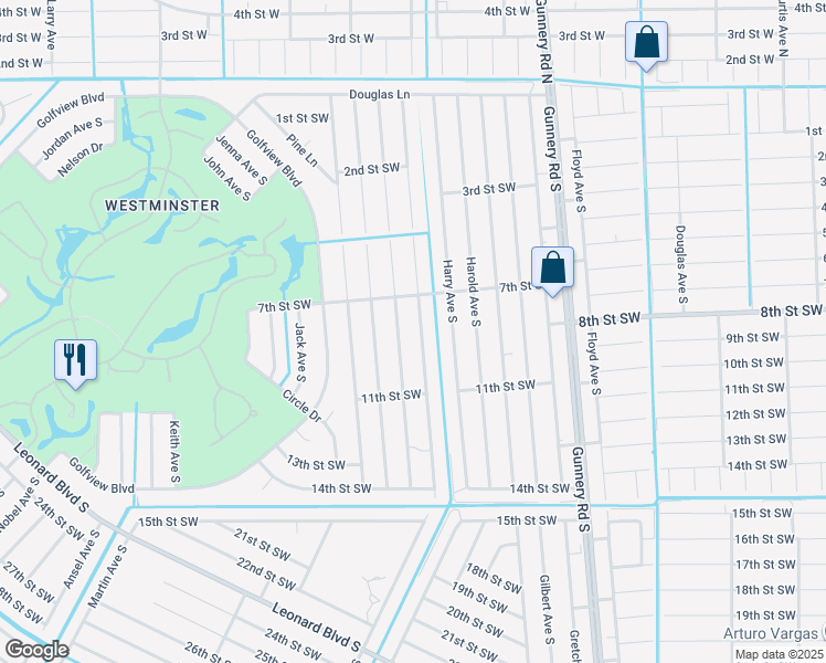 map of restaurants, bars, coffee shops, grocery stores, and more near 705 Homer Avenue South in Lehigh Acres