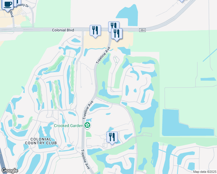 map of restaurants, bars, coffee shops, grocery stores, and more near 9360 Aviano Drive in Fort Myers