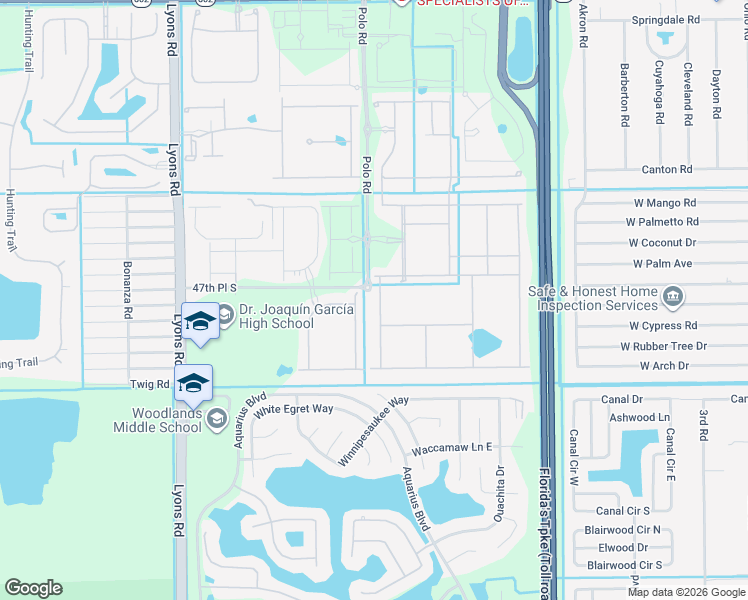 map of restaurants, bars, coffee shops, grocery stores, and more near 4939 Piaffe Drive in Wellington