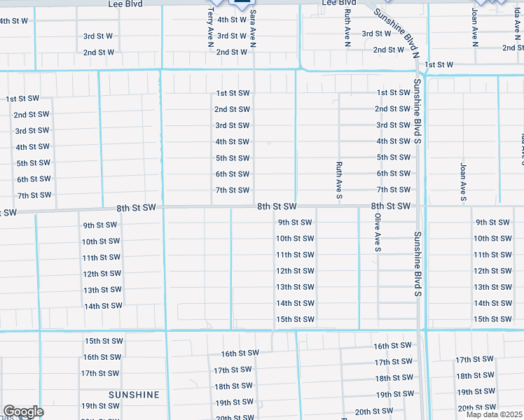 map of restaurants, bars, coffee shops, grocery stores, and more near 3405 8th Street Southwest in Lehigh Acres
