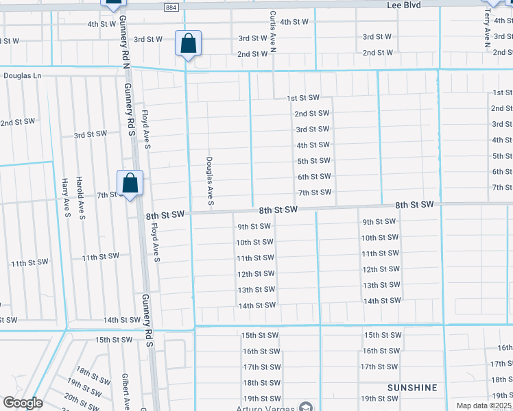 map of restaurants, bars, coffee shops, grocery stores, and more near 4108 8th Street Southwest in Lehigh Acres