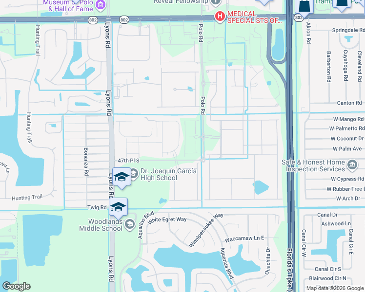 map of restaurants, bars, coffee shops, grocery stores, and more near in Lake Worth