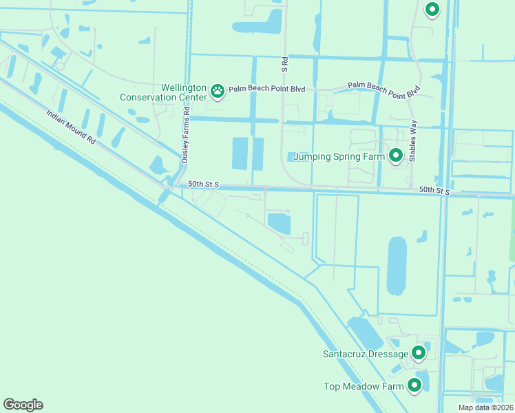 map of restaurants, bars, coffee shops, grocery stores, and more near 14739 Jumper Road in Wellington