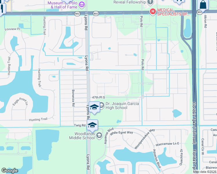 map of restaurants, bars, coffee shops, grocery stores, and more near 4645 87th Drive South in Lake Worth