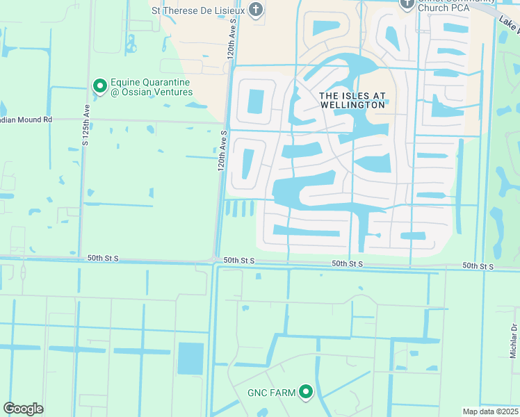 map of restaurants, bars, coffee shops, grocery stores, and more near 3784 Isles Vista Boulevard in Wellington