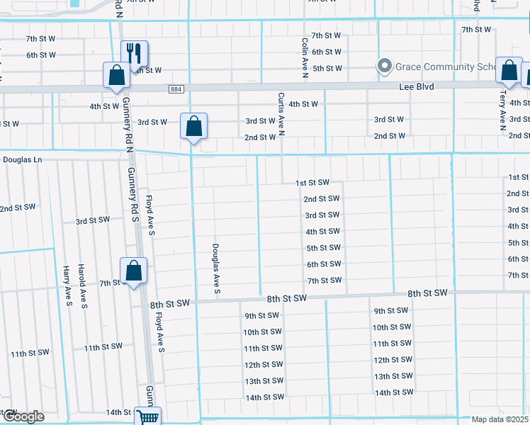 map of restaurants, bars, coffee shops, grocery stores, and more near 4016 3rd Street Southwest in Lehigh Acres