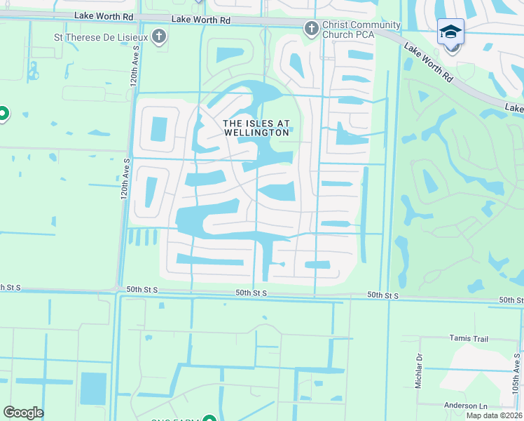 map of restaurants, bars, coffee shops, grocery stores, and more near 4669 Island Reef Drive in Wellington