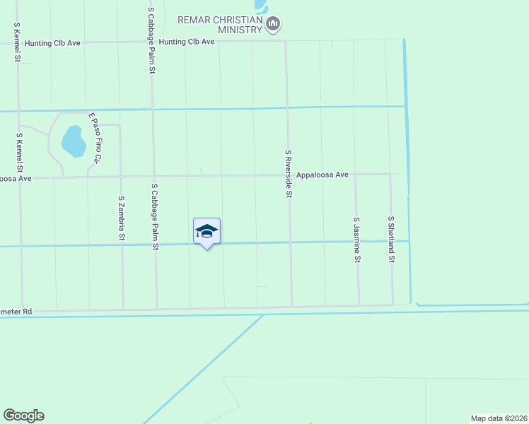 map of restaurants, bars, coffee shops, grocery stores, and more near 745 South Willow Street in Clewiston