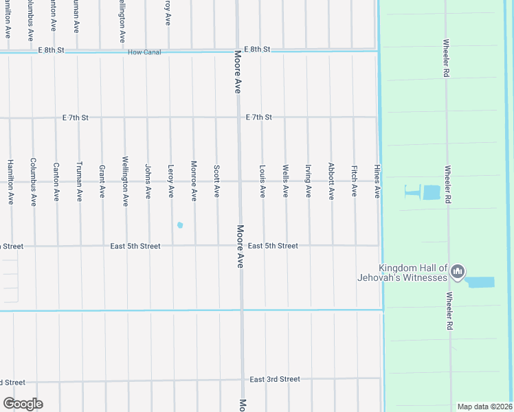 map of restaurants, bars, coffee shops, grocery stores, and more near 515 Louis Avenue in Lehigh Acres