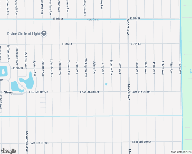 map of restaurants, bars, coffee shops, grocery stores, and more near 514 Johns Avenue in Lehigh Acres