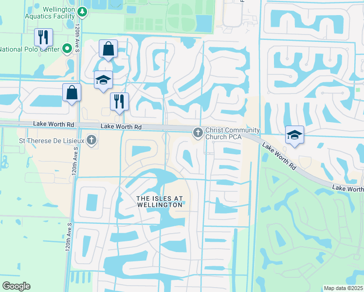 map of restaurants, bars, coffee shops, grocery stores, and more near 4050 Bluff Harbor Way in Wellington