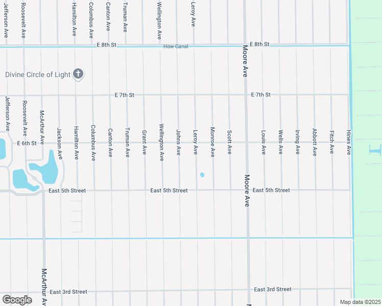map of restaurants, bars, coffee shops, grocery stores, and more near 519 Leroy Avenue in Lehigh Acres